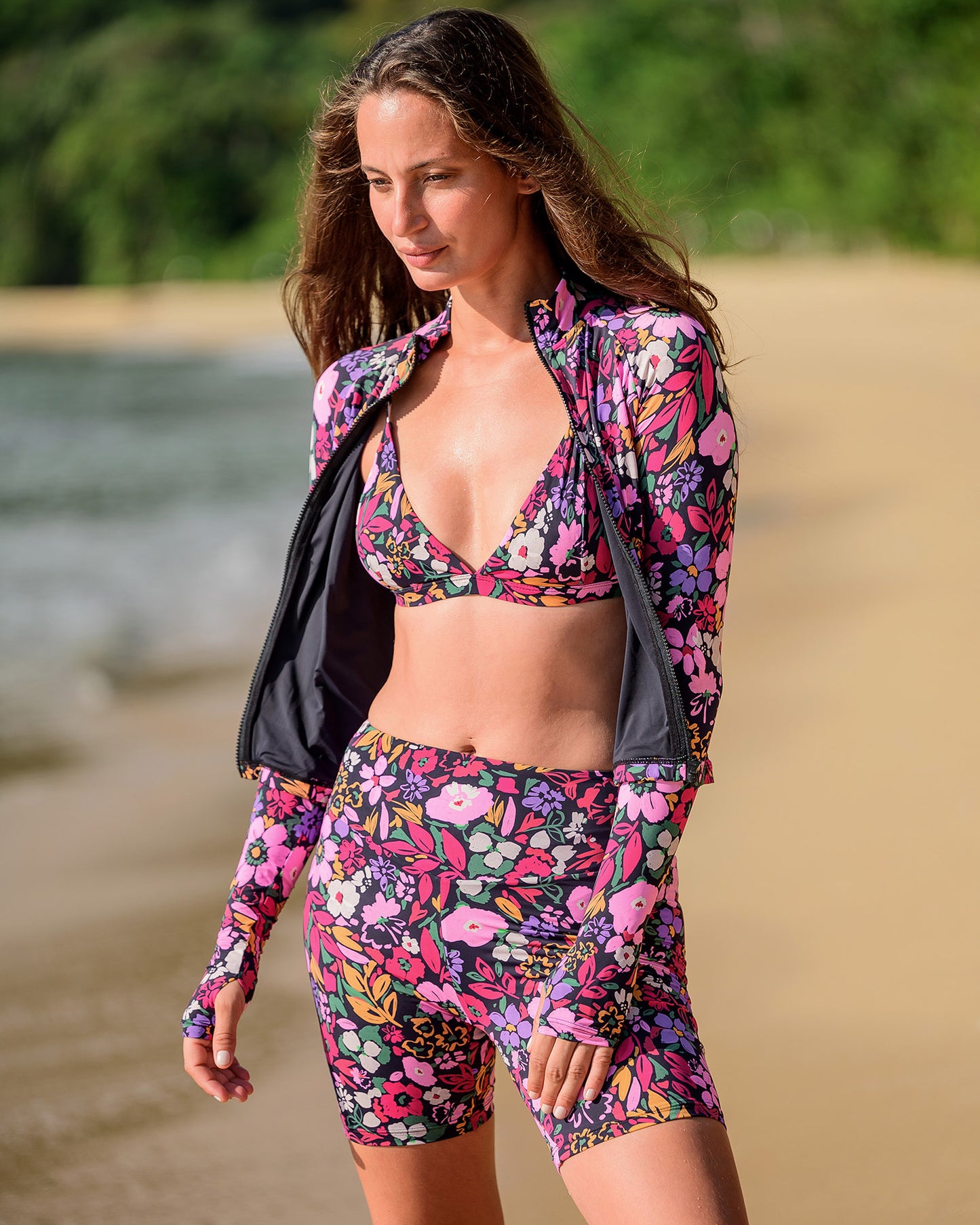 Shorts esportivo feminino Gaya Sunwear