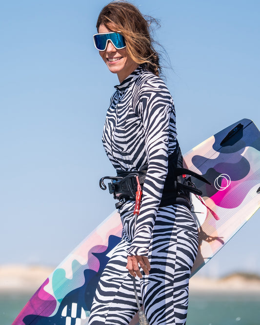 Macacão esportivo com proteção UV