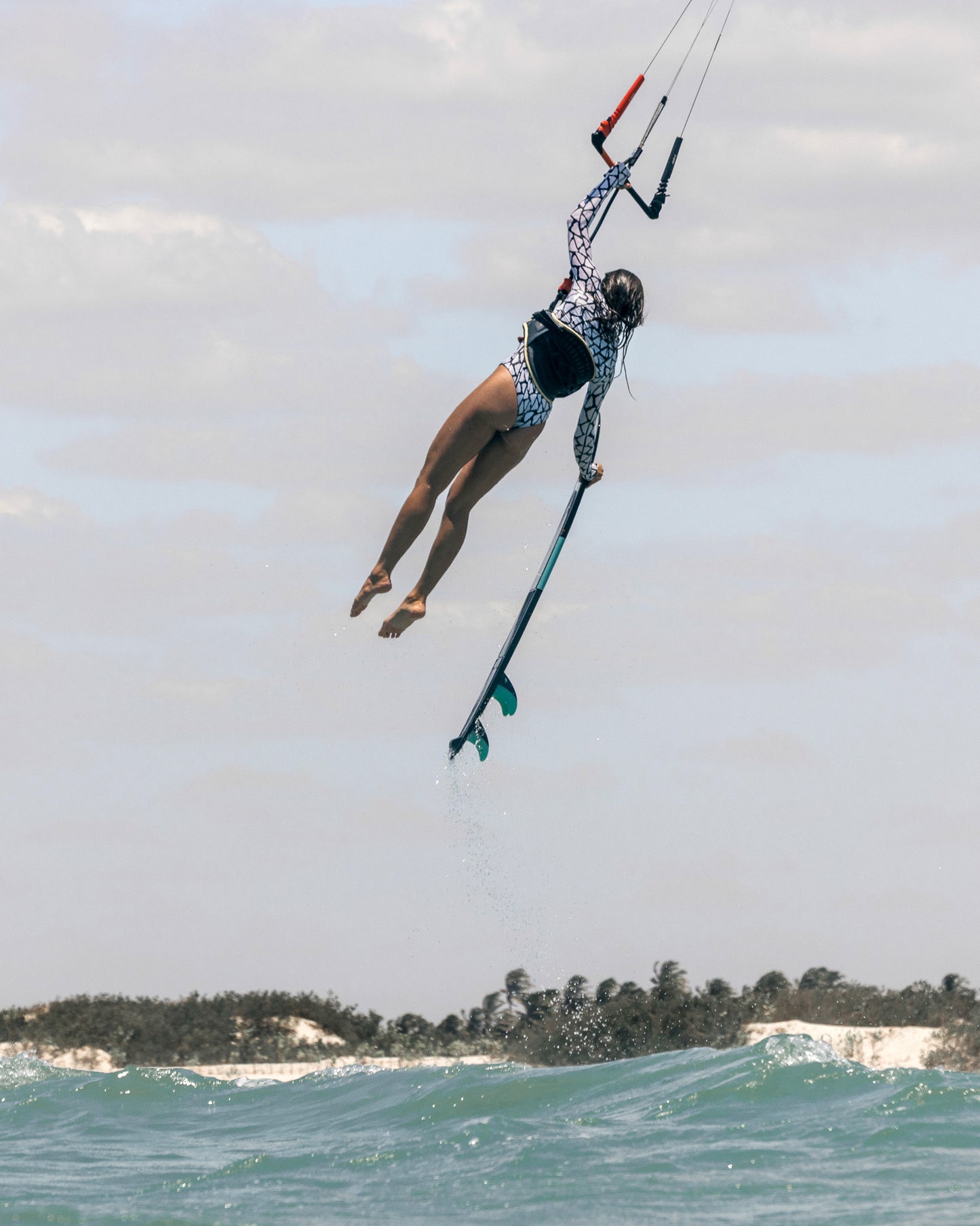 Maiô Manga Longa Lily Geometric