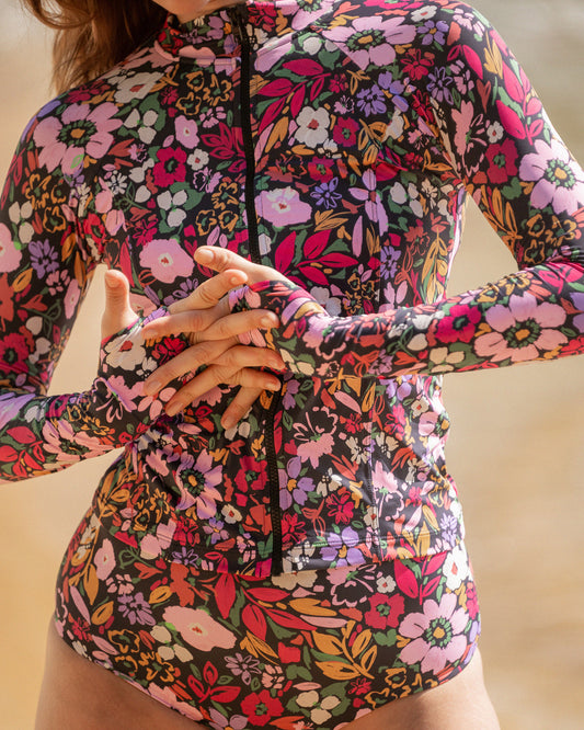 Jaqueta Esportiva Black Flower
