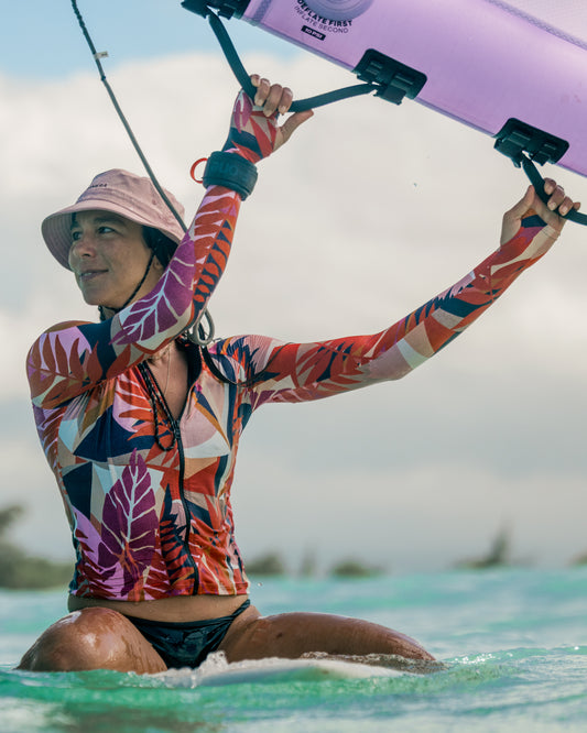 Jaqueta Esportiva Red Flower